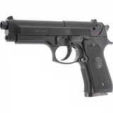 id-paintball Beretta M9 World Defender Airsoft Pistole in Schwarz mit Federdruck-System und klassischem Design