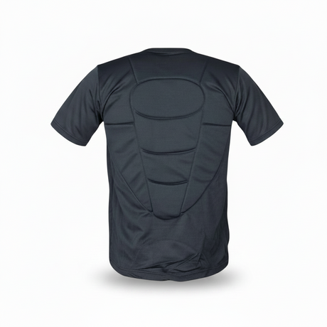 id-paintball Body Armor Shirt in Schwarz mit flexiblen Schaumstoffpolstern für Paintball-Schutz