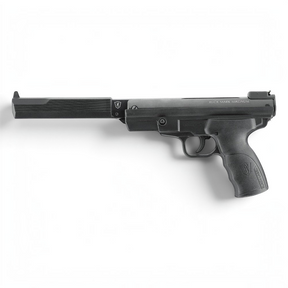 id-paintball Browning Buck Mark Magnum Luftpistole mit schwarzem Polymergriff und Kipplauf-Mechanik