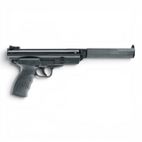 id-paintball Browning Buck Mark Magnum Luftpistole mit Knicklauf, schwarzem Kunststoffgriff und offener Visierung