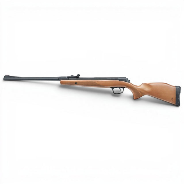 Browning X-Blade Hunter Luftgewehr mit elegantem Holzschaft, Knicklauf und Fiberoptik-Visierung für präzises Schießen