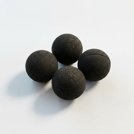 id-paintball Cal 68 Reballs aus Stahl-Gummigemisch in Schwarz für präzise Paintball-Markierer