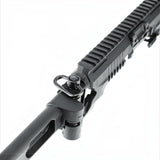 id-paintball T4E Carbine Conversion Kit für TR 50 aus schwarzem Polymer mit Picatinny-Schiene und QD-Aufnahme