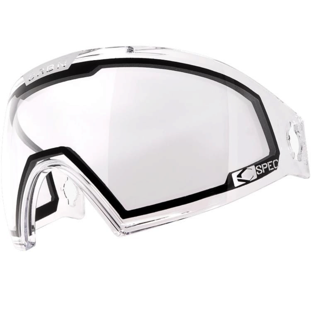 id-paintball Carbon CRBN C Spec klares Thermal-Ersatzglas für Paintball-Masken mit Anti-Beschlag-Technologie