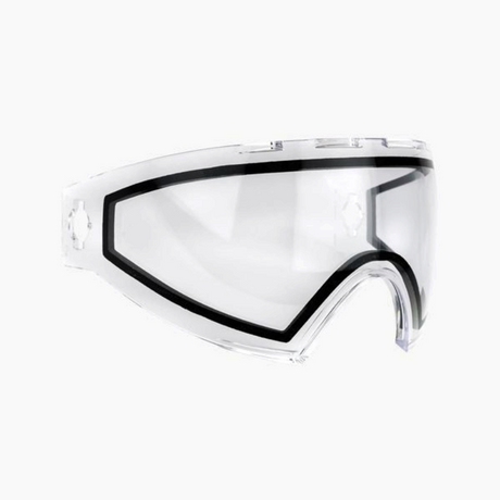 id-paintball Carbon OPR und Base GS-F Thermal Maskenglas in klar mit kratzfester Beschichtung für Paintball Masken