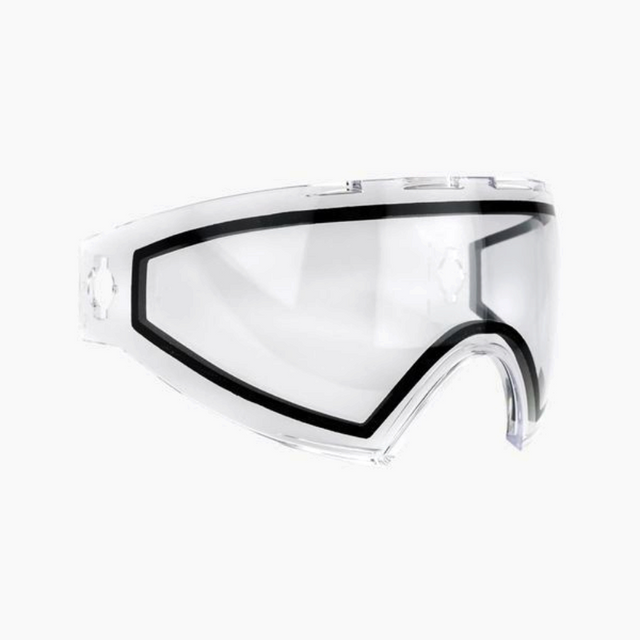 id-paintball Carbon OPR und Base GS-F Thermal Maskenglas in klar mit kratzfester Beschichtung für Paintball Masken