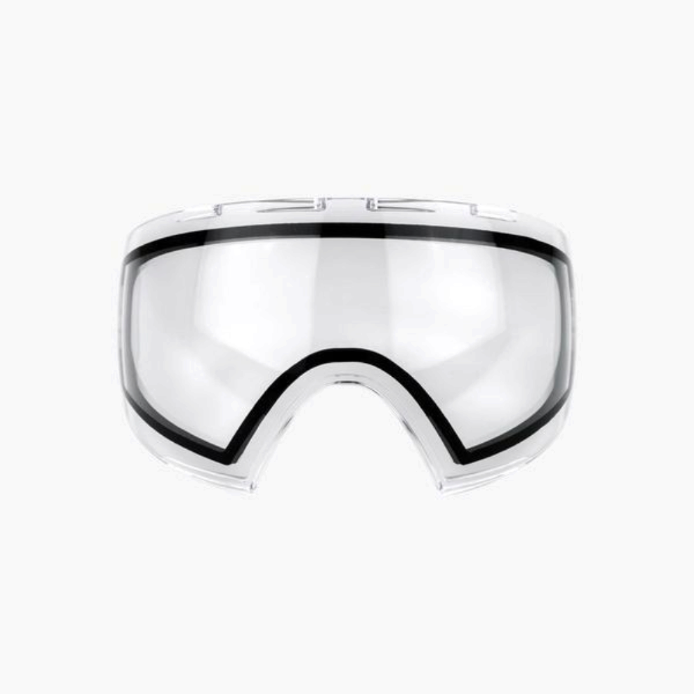 id-paintball Carbon OPR und Base GS-F Thermal Maskenglas in klar für beschlagfreie Sicht beim Paintball