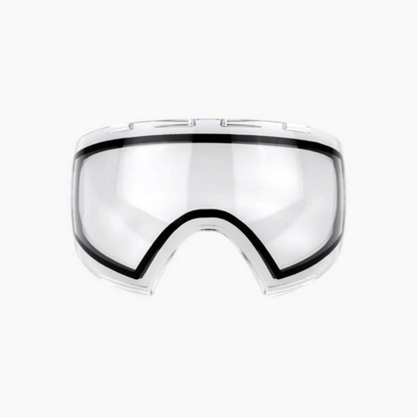 id-paintball Carbon OPR und Base GS-F Thermal Maskenglas in klar für beschlagfreie Sicht beim Paintball