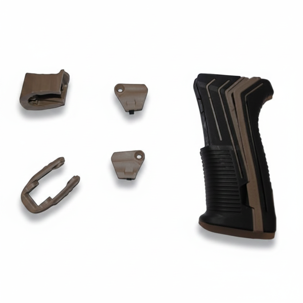 id-paintball Planet Eclipse CCU Kit in Braun für ETHA3 und ETHA3M Paintball-Markierer mit Griff und Abdeckungen