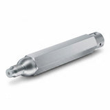 id-paintball Walther CO2-Adapter für zwei 12g Kapseln aus silbernem Metall für Druckluftwaffen