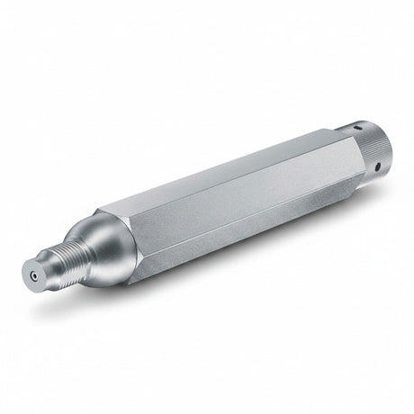 id-paintball Walther CO2-Adapter für zwei 12g Kapseln aus silbernem Metall für Druckluftwaffen