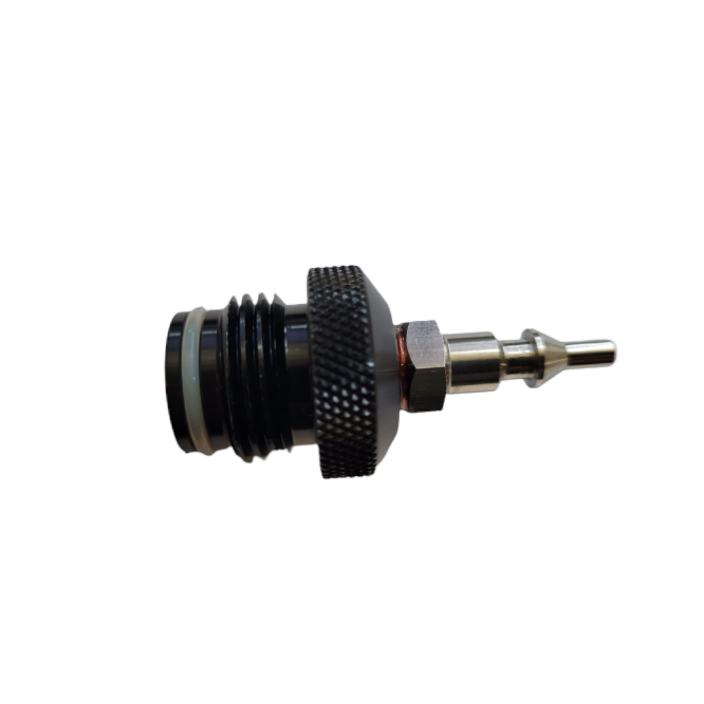 id-paintball Guerrilla Air Cobra Quick Release ASA Kupplung mit integriertem Bleeder für Paintball Mambasysteme