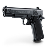 id-paintball Colt Government 1911 A1 CO2-Pistole in Schwarz aus Vollmetall mit 4,5 mm Diabolo-Kaliber