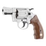 id-paintball Colt Detective Special Schreckschussrevolver in Nickel mit braunen Holzgriffschalen