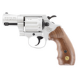id-paintball Colt Detective Special Schreckschussrevolver in Nickel mit braunen Holzgriffschalen