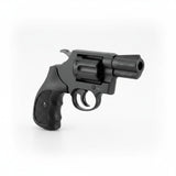 id-paintball Colt Detective Special Revolver in Schwarz mit ergonomischen Combat-Griffschalen und 6-Schuss-Trommel