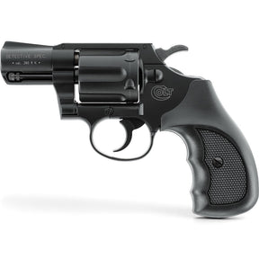 id-paintball Colt Detective Special Revolver in Schwarz mit Combat-Griffschalen und 6-Schuss-Trommel im Kaliber 9mm R.K.