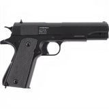 id-paintball Combat Zone 19ELEVEN Airsoft-Pistole mit schwarzem Metallschlitten und strukturierter Griffschale