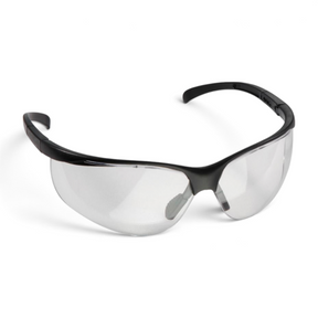 id-paintball Combat Zone SG1 Softair Schutzbrille mit klaren Polycarbonat-Gläsern und schwarzem Rahmen