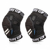 id-paintball HK Army CTX Knieschoner Paar in Schwarz mit zweischichtiger Polsterung und Klettverschluss
