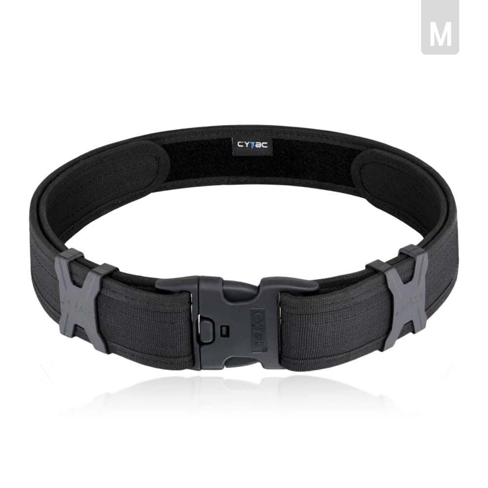 id-paintball Cytac Duty Belt in Schwarz aus robustem Nylon mit Nexus Schnellverschluss und 50 mm Breite