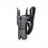 id-paintball Cytac Mega-Fit Gen2 Paddle Holster in Schwarz aus robustem Polymer für verschiedene Pistolenmodelle