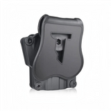 id-paintball Cytac Mega-Fit Gen2 Paddle Holster aus schwarzem Polymer für Rechtshänder mit 360 Grad Verstellbarkeit