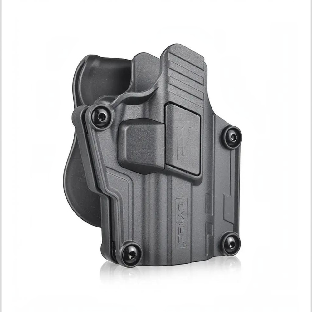 id-paintball Cytac Mega-Fit Gen2 Paddle Holster aus schwarzem Polymer für diverse Pistolenmodelle