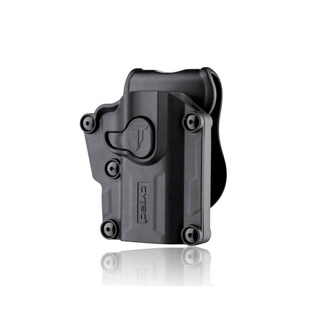 id-paintball Cytac Mega-Fit Universal Polymerholster in Schwarz für Rechtshänder mit einstellbarer Passform