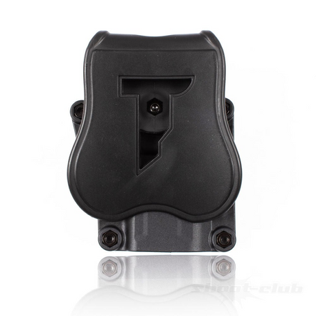 id-paintball Cytac Mega-Fit Universalholster aus schwarzem Polymer für Linkshänder, optimiert für T4E HDP Pistolen