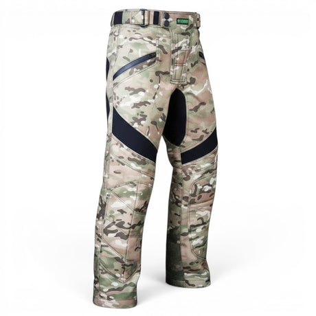 id-paintball Desert Camo 3.0 Paintballhose mit Flecktarn-Muster, verstärkten Knien und wasserfesten Reißverschlusstaschen