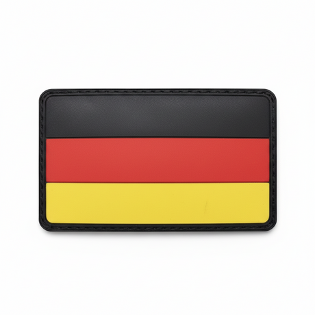 id-paintball Deutschland 3D Rubberpatch mit Klettrückseite in Schwarz-Rot-Gold für Ausrüstung und Kleidung