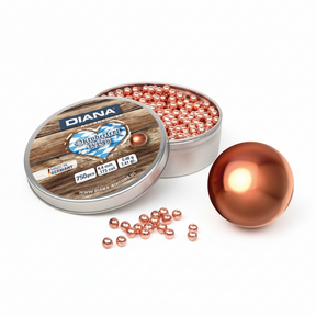 id-paintball DIANA Oktoberfest 4,4 mm verkupferte Blei-Rundkugeln in einer Metalldose mit 750 Stück
