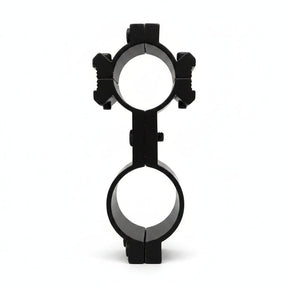 id-paintball Scope Doppel Montage Ring aus schwarzem Aluminium für Rohrdurchmesser von 23 bis 26 mm
