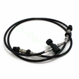 id-paintball 136cm Doppel Remote Mamba System mit zwei Bleedern und ASA Schnellverschluss für Paintball Markierer