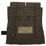 id-paintball doppelte Magazintasche in Oliv aus robustem Polyester mit MOLLE-System zur Befestigung an Ausrüstung