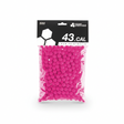 id-paintball DSG RAM Paintballs im Kaliber .43 in Pink, 500 Stück in transparenter Verpackung