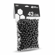 id-paintball DSG RAM Paintballs im Kaliber .43 mit schwarzer Schale in einer 500er Packung für Real Action Markierer