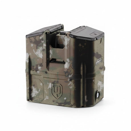 id-paintball DYE DAM Box Loader in Camouflage-Optik mit 300 Schuss Kapazität für Paintball-Markierer