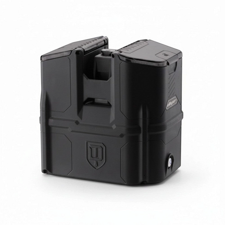id-paintball DYE DAM Box Loader in Schwarz mit 300 Schuss Kapazität und Rotor-Technik für Paintball-Markierer
