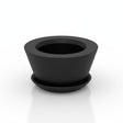 id-paintball Dye Hyper 2 Export Regulator Cap in Schwarz für Paintball-Markierer zur präzisen Geschwindigkeitsregelung