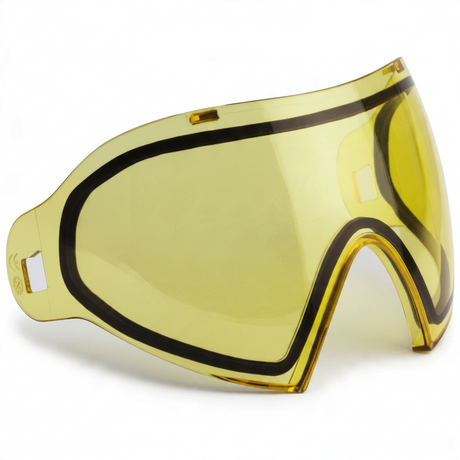 id-paintball Dye i5 i4 Thermalglas in Gelb für klare Sicht auf dem Paintballfeld