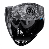 id-paintball DYE I5 Paintball Maske in Dye Cam Black mit GSR Pro Strap und belüftetem Design von oben