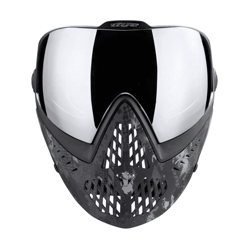 id-paintball DYE I5 Paintball Maske in Dye Cam Black mit verspiegeltem Thermalglas und Belüftungssystem
