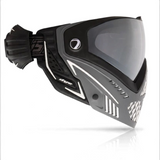 id-paintball DYE i5 Paintball Maske in Grau, Weiß und Schwarz mit Thermalglas und GSR Pro-Strap für optimalen Schutz