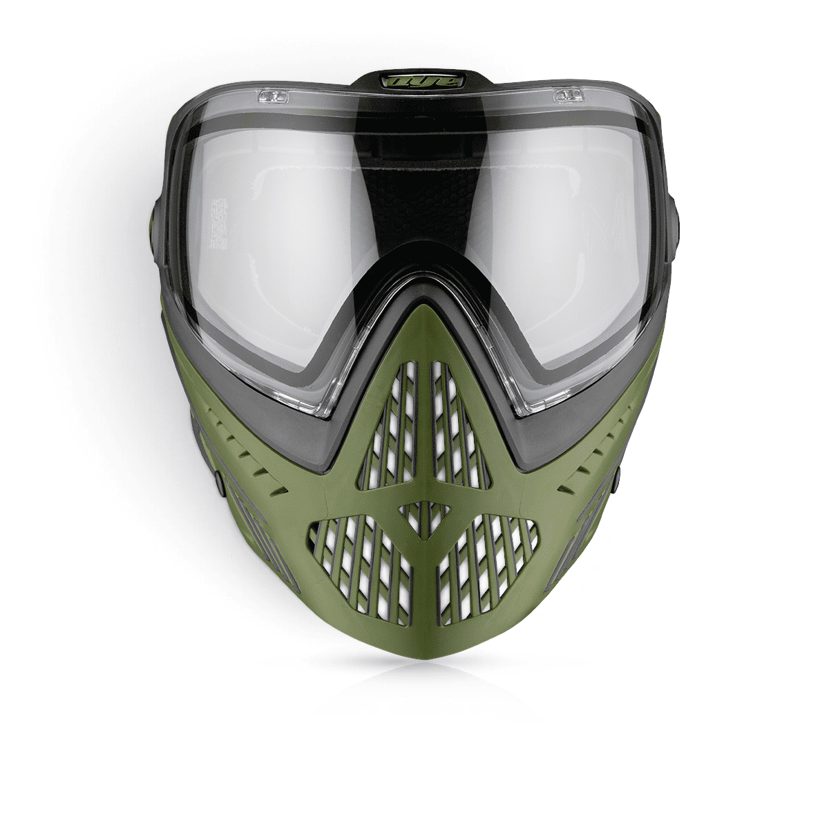 id-paintball DYE i5 Paintball Maske in Tac Oliv mit Thermal-Sichtfeld und Belüftungssystem für optimalen Schutz