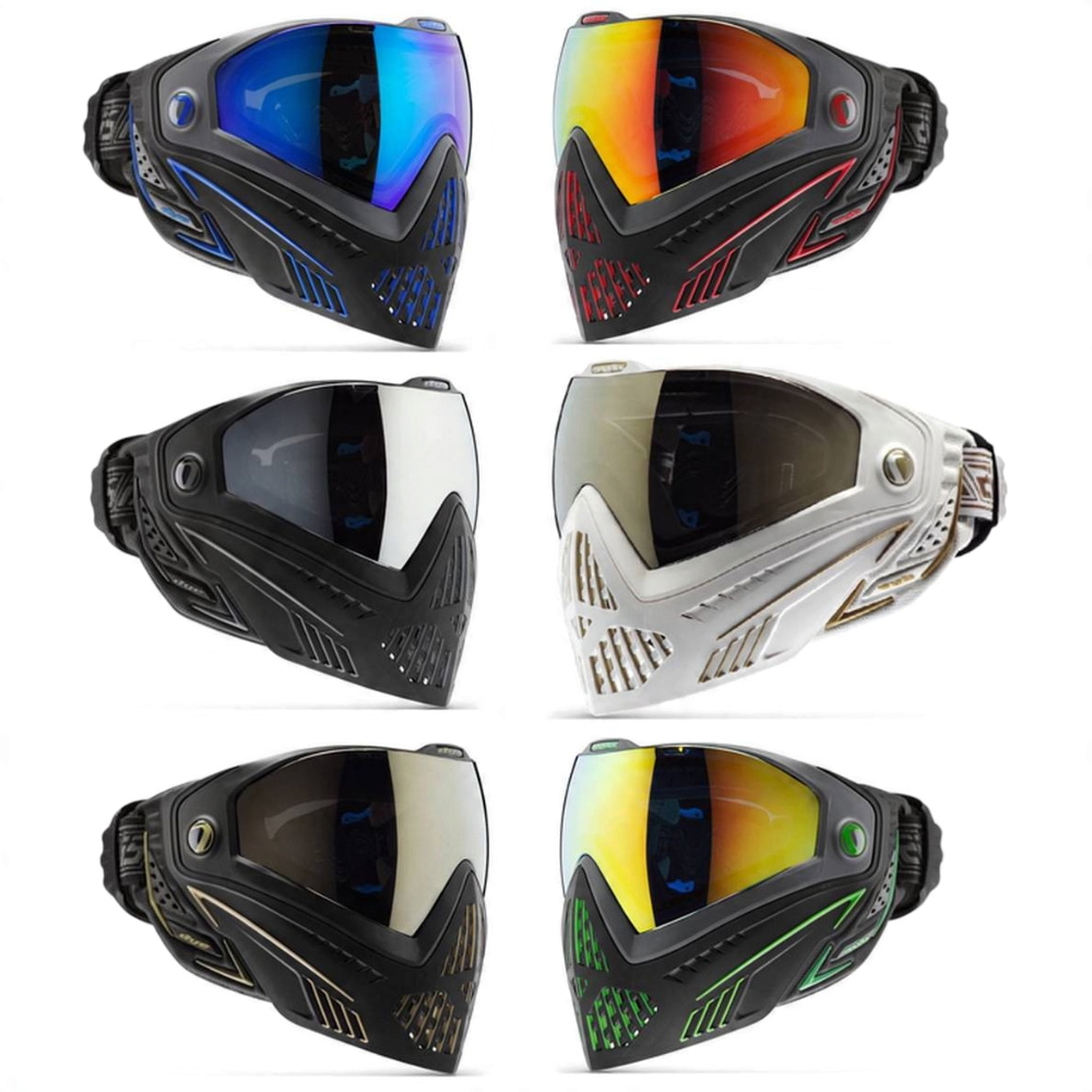 id-paintball DYE i5 Paintball Thermal Maske V2.0 in verschiedenen Farben mit Anti-Fog-Linse und Belüftungssystem