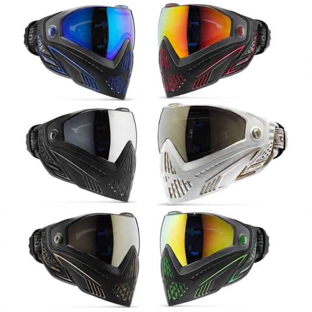 id-paintball DYE i5 Paintball Thermal Maske V2.0 in verschiedenen Farben mit Anti-Fog-Linse und Belüftungssystem