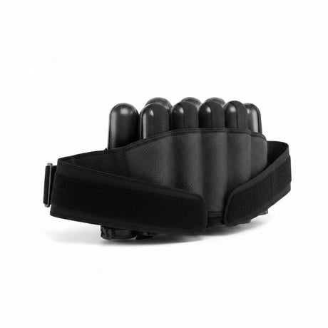 id-paintball Dye Jet Pack 4+5 Battlepack in Schwarz und Grau mit rutschfester Beschichtung und Pod-Halterungen