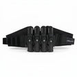 id-paintball Dye Jet Pack 4+5 Battlepack in Schwarz und Grau mit rutschfestem Gurt und elastischen Pod-Halterungen